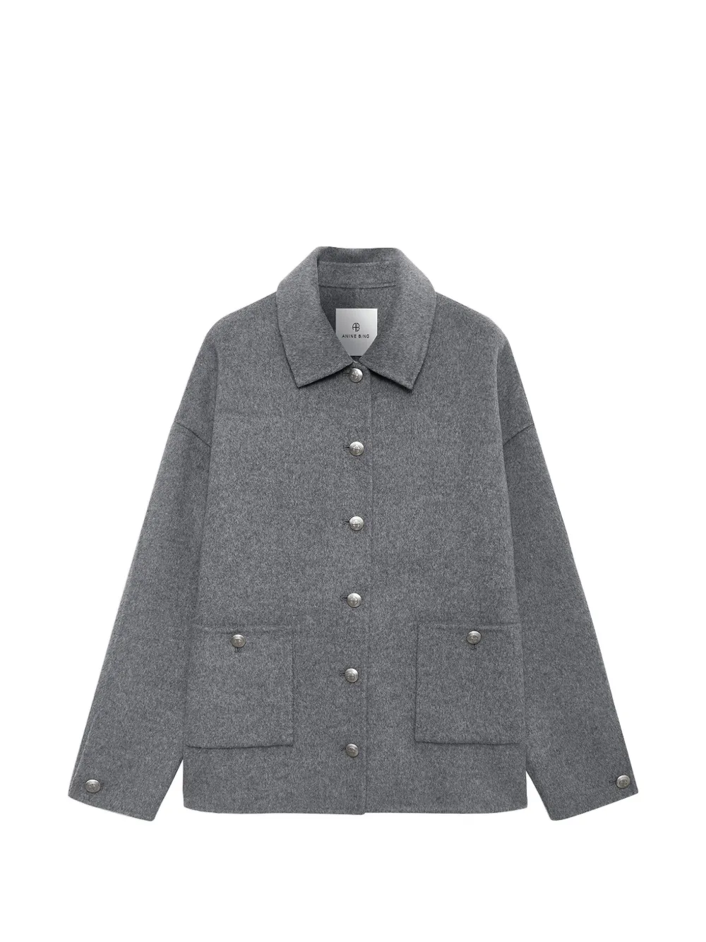 ANINE BING Luca button-pocket jacket - Grigio