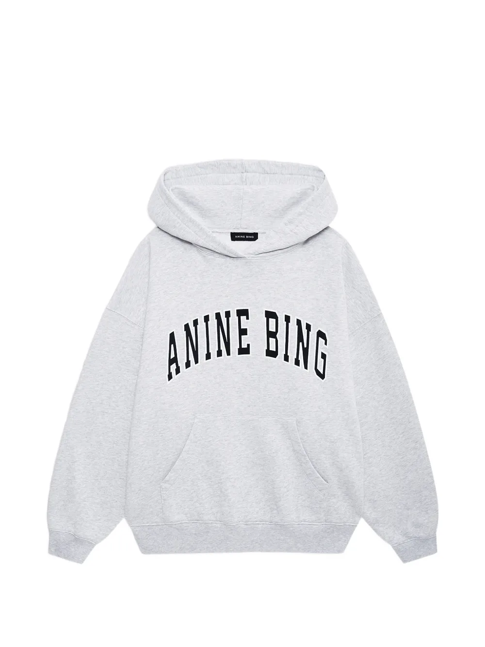 ANINE BING logo-detail hoodie - Grigio