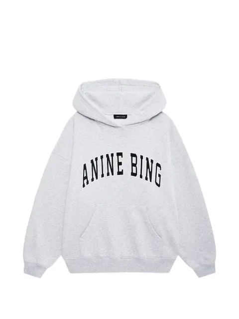 ANINE BING logo-detail hoodie