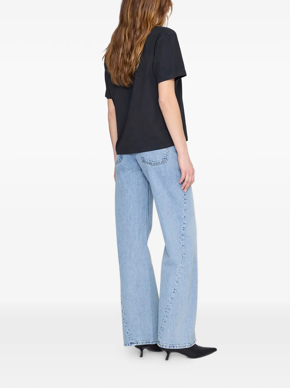 ANINE BING T-shirt met print Zwart