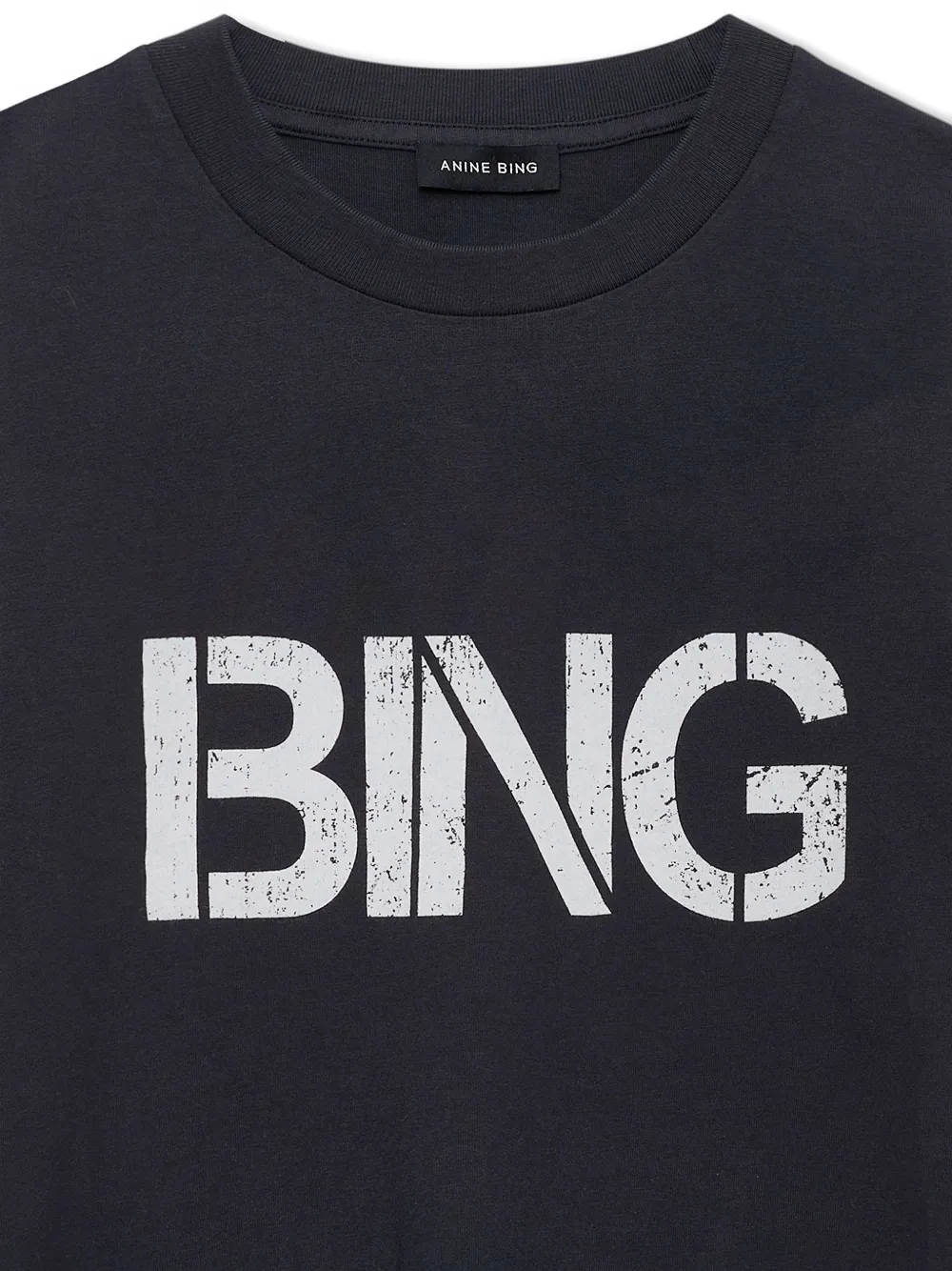 ANINE BING T-shirt met print Zwart