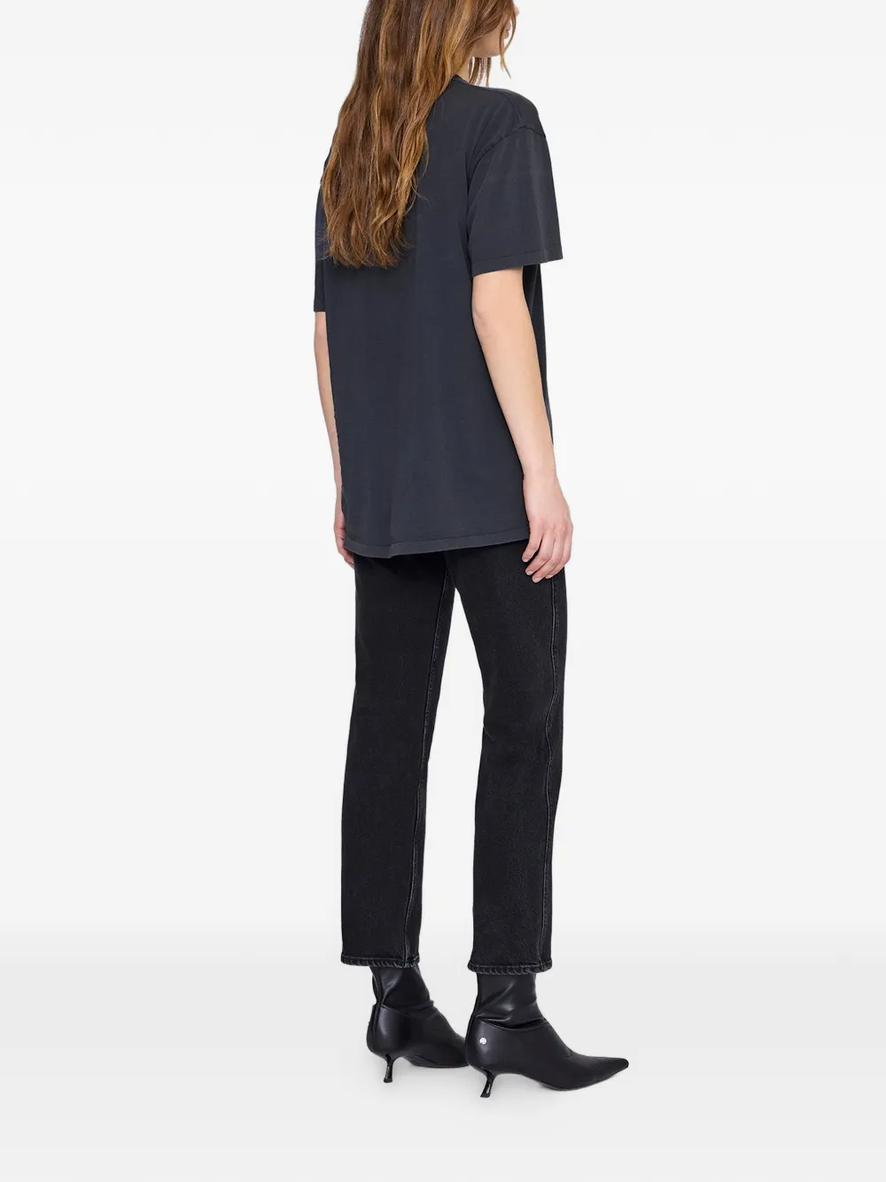 ANINE BING T-shirt met print Zwart