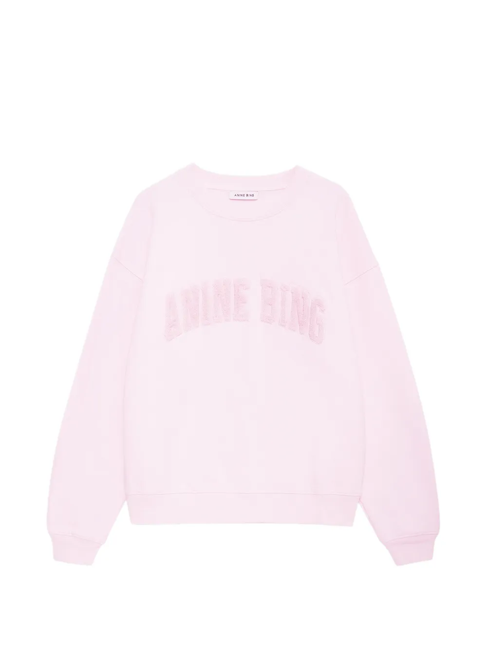 ANINE BING embroidered sweatshirt - Rosa