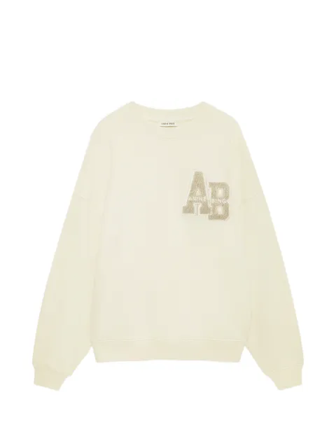 ANINE BING Miles letterman sweatshirt