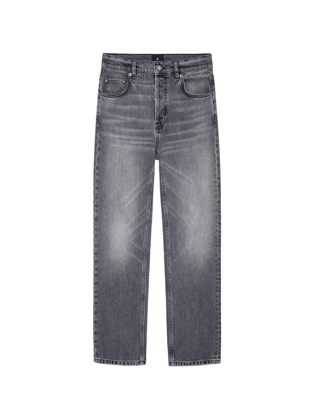 ANINE BING Kate washed-effect jeans - Grau