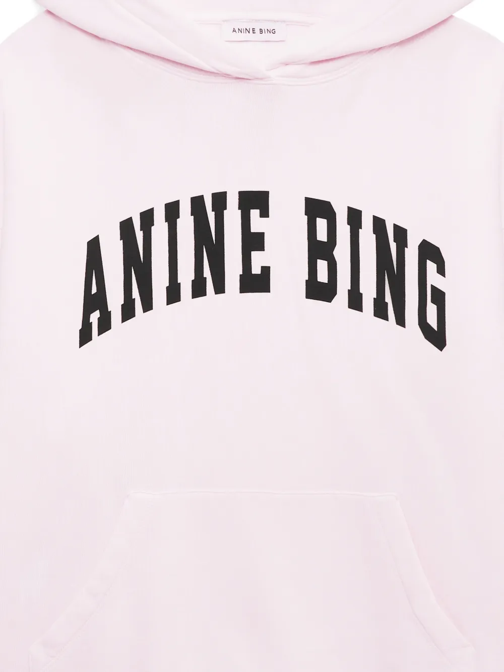 ANINE BING Harvey hoodie met logodetail Roze