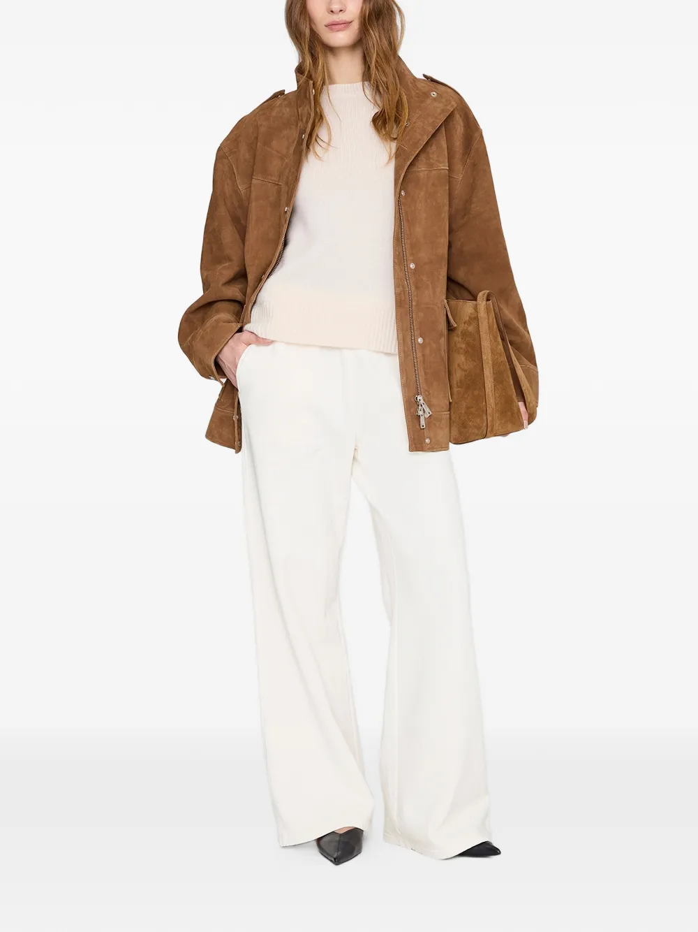 ANINE BING Kacey trainingsbroek Beige