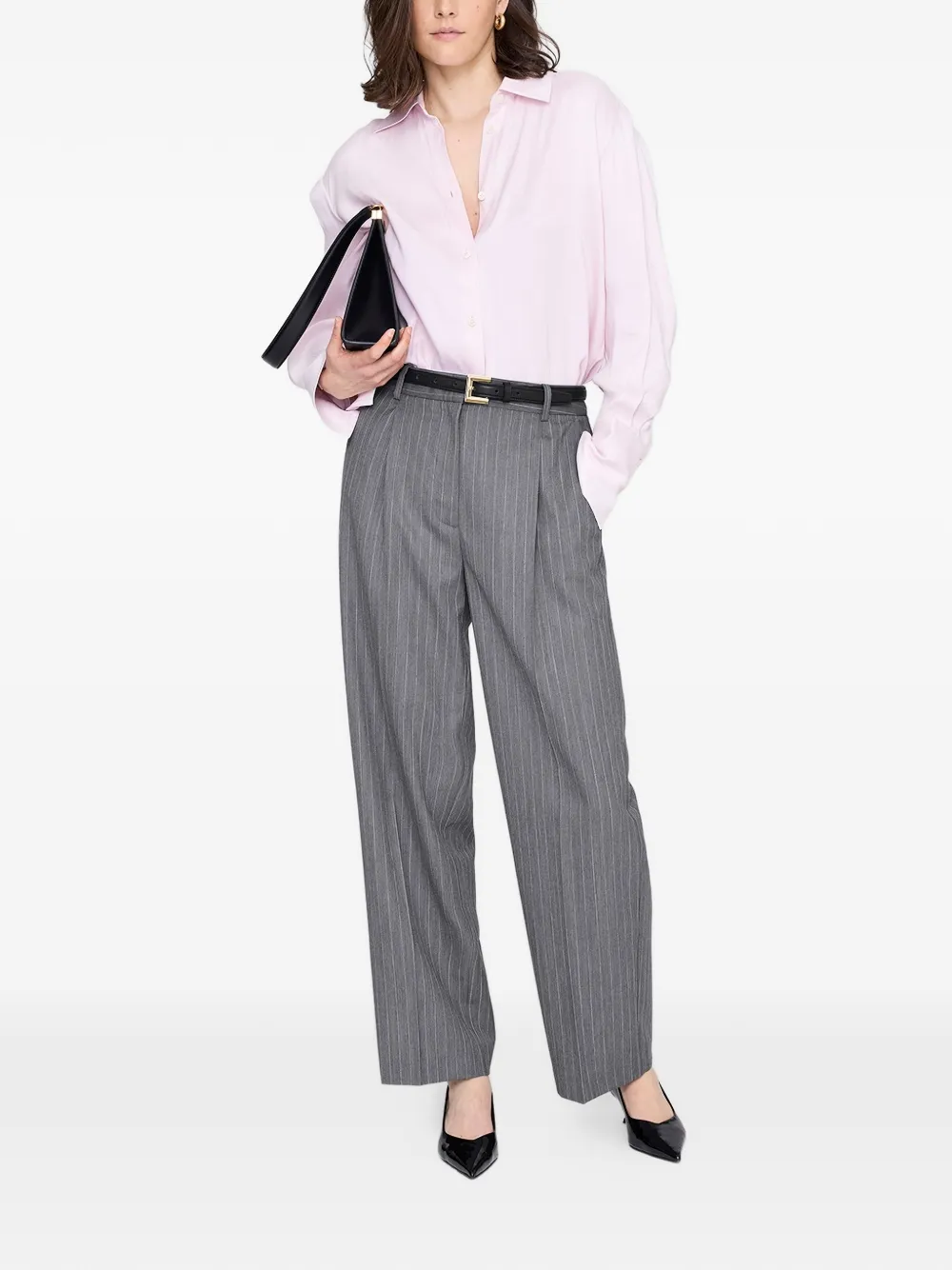  Anine Bing Bridget Shirt - Pink 