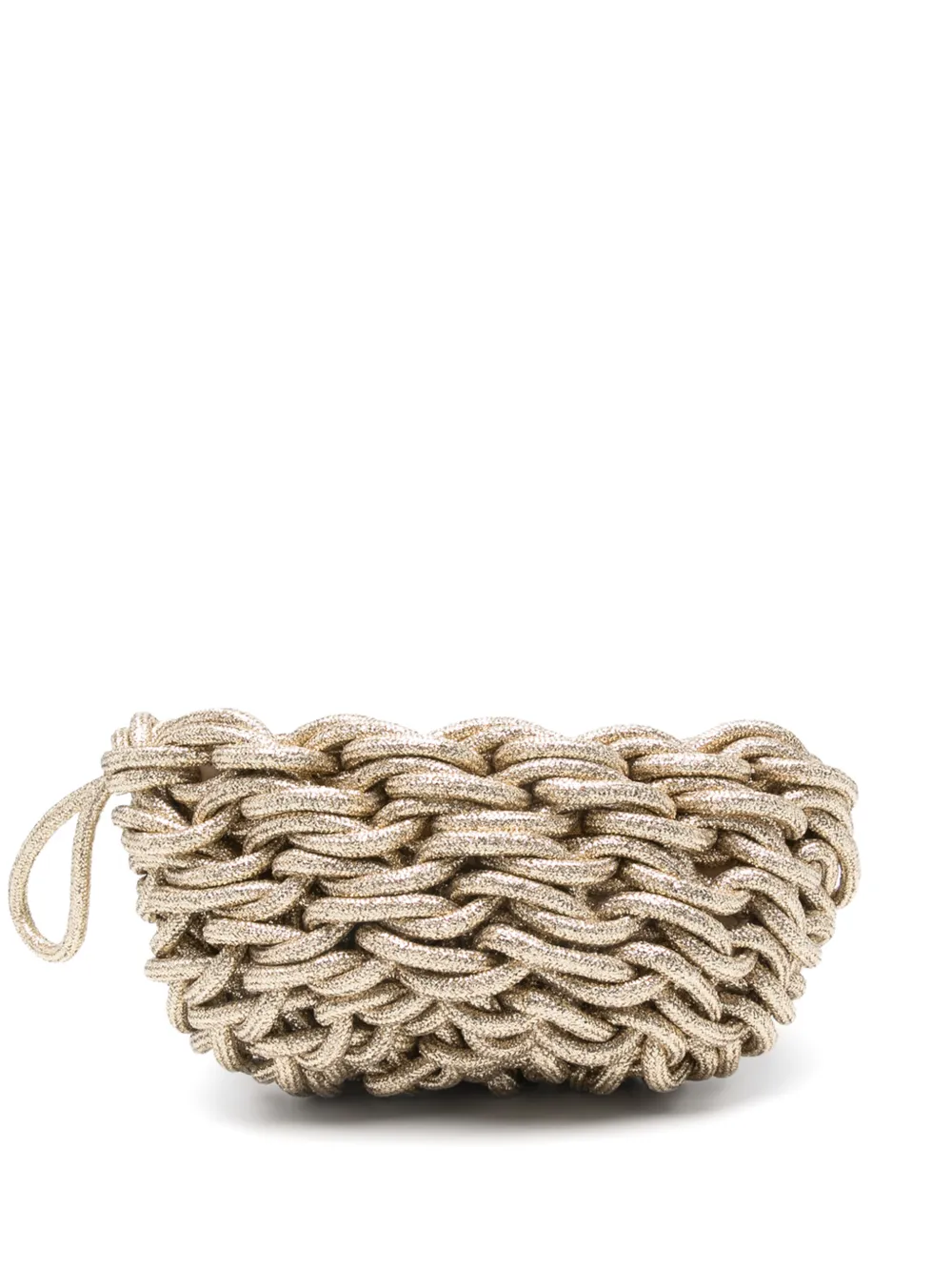Alienina Lina woven clutch bag - Oro