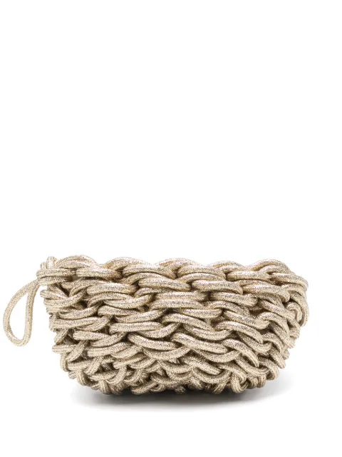 Alienina Lina woven clutch bag