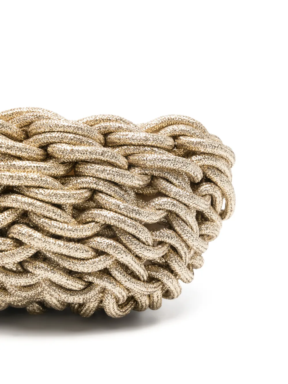  Alienina Lina Woven Clutch Bag - Gold 
