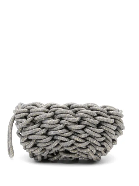 Alienina Lina woven clutch bag