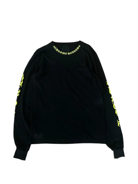 Chrome Hearts neck logo longsleeve sweatshirt