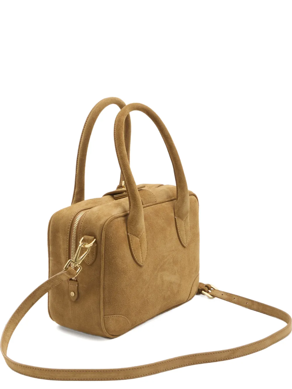 Golden Goose Vita suede leather tote bag - Marrone