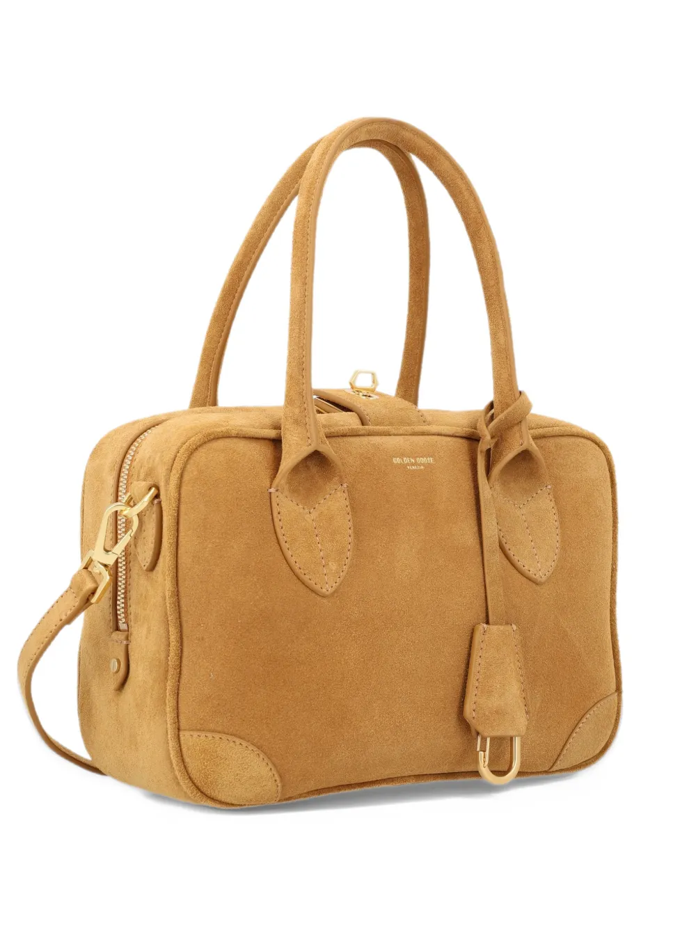 Golden Goose Vita suede leather tote bag - Marrone