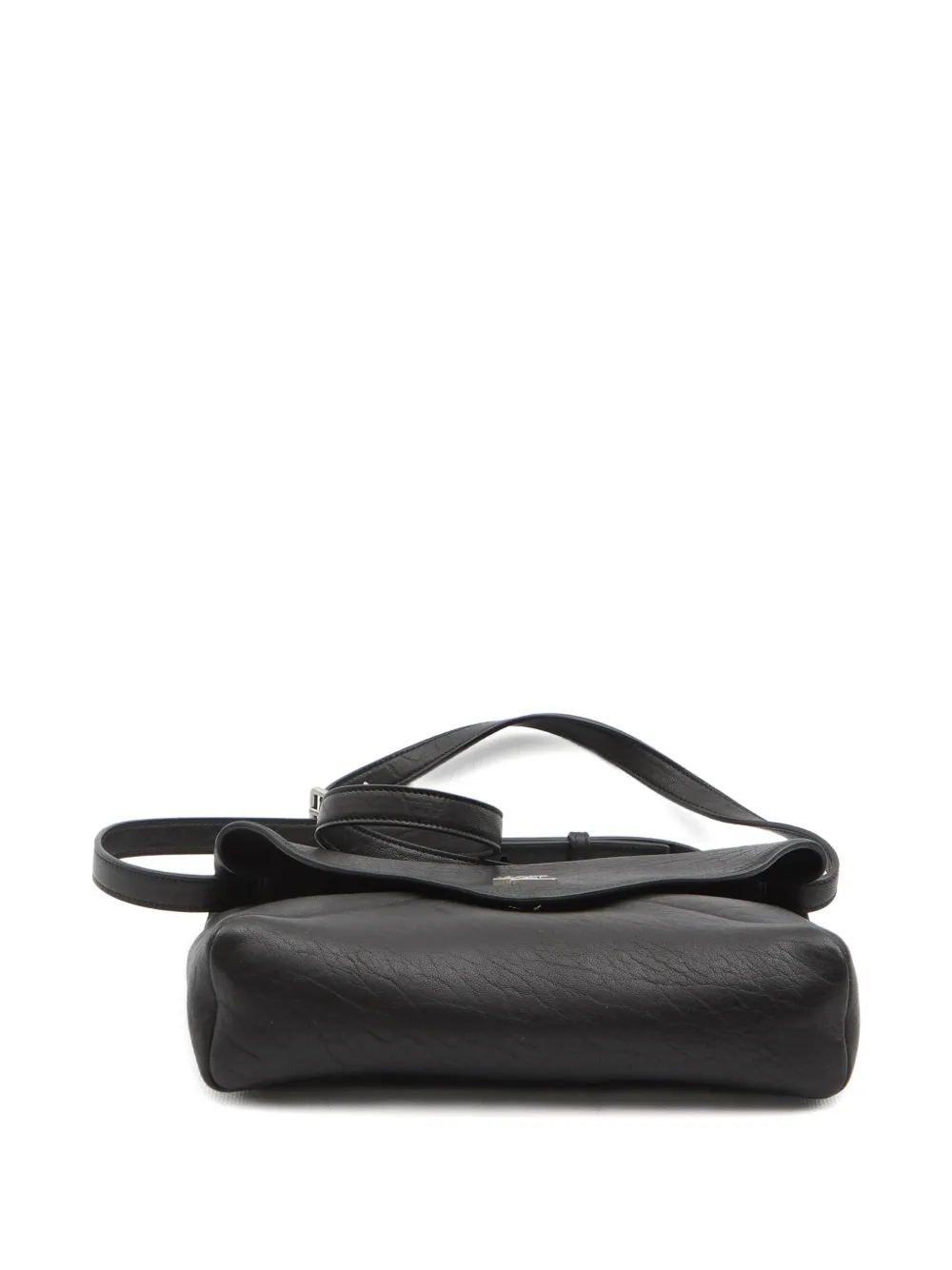 Saint Laurent Cassandre Metal Envelope Messenger Bag - Black 
