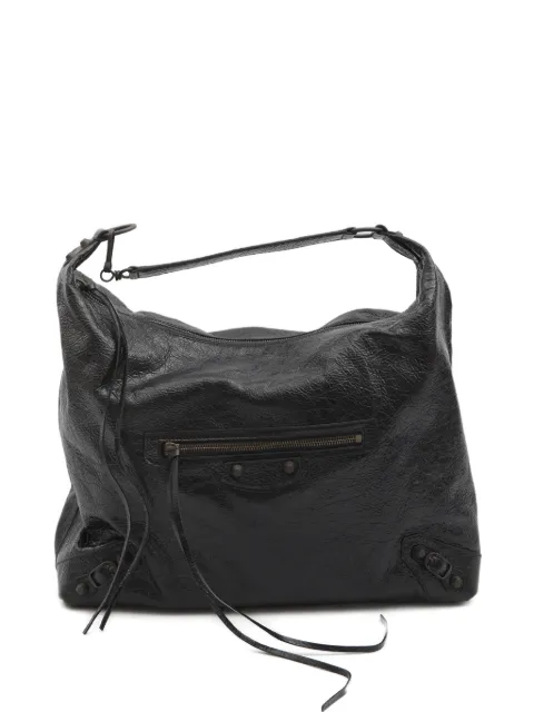 Balenciaga Le City Hobo medium arena zip leather tote bag