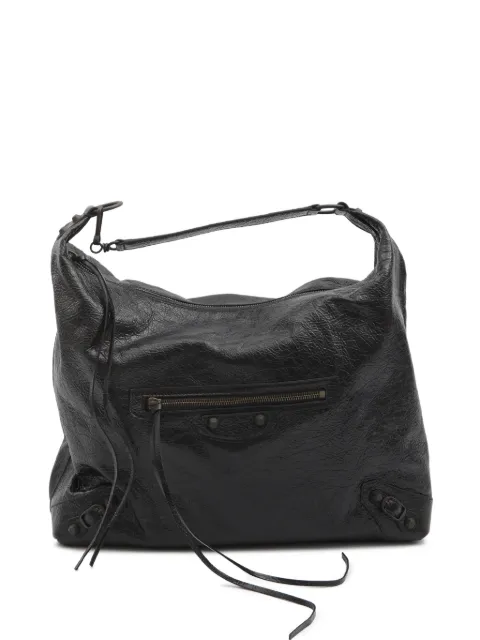 Balenciaga Le City Hobo medium arena zip leather tote bag