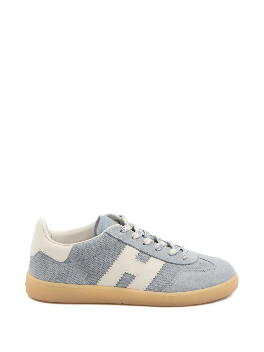Hogan Cool suede leather 'H' detail sneakers Blauw