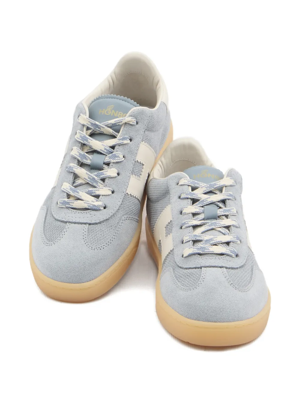 Hogan Cool suede leather 'H' detail sneakers Blauw