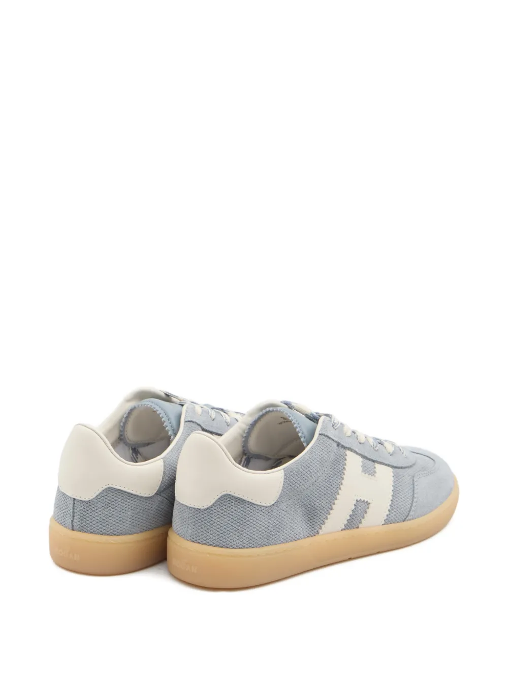 Hogan Cool suede leather 'H' detail sneakers Blauw