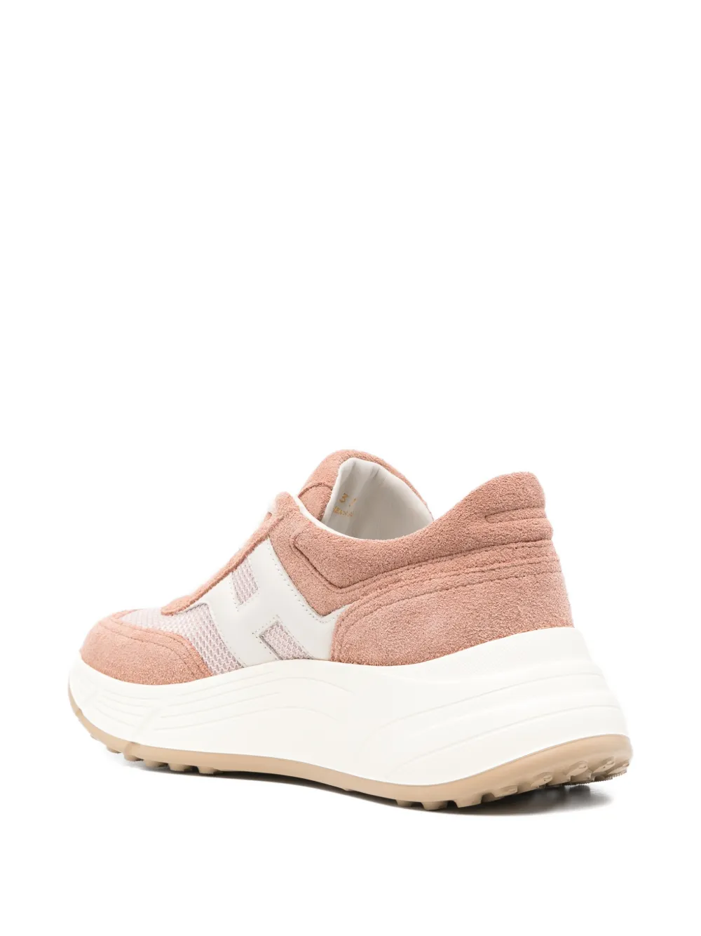 Hogan H669 sneakers met ronde neus Roze