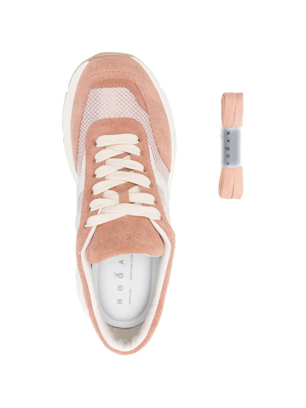 Hogan H669 sneakers met ronde neus Roze
