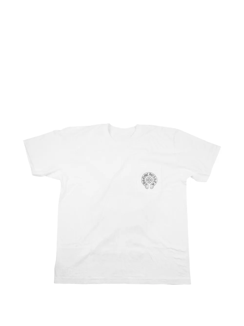 Chrome Hearts 로고 프린트 티셔츠 | 화이트 | Image 1