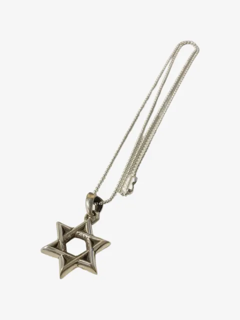 Chrome Hearts David’s Star pendant necklace