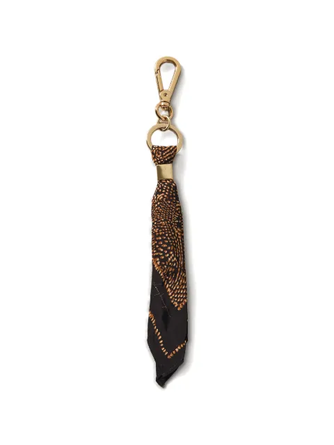 Lenny Niemeyer Chaveiro de seda animal print