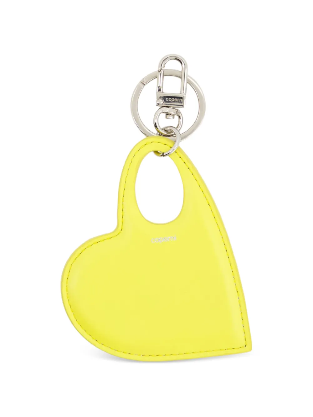 Coperni Sleutelhanger met hart Geel