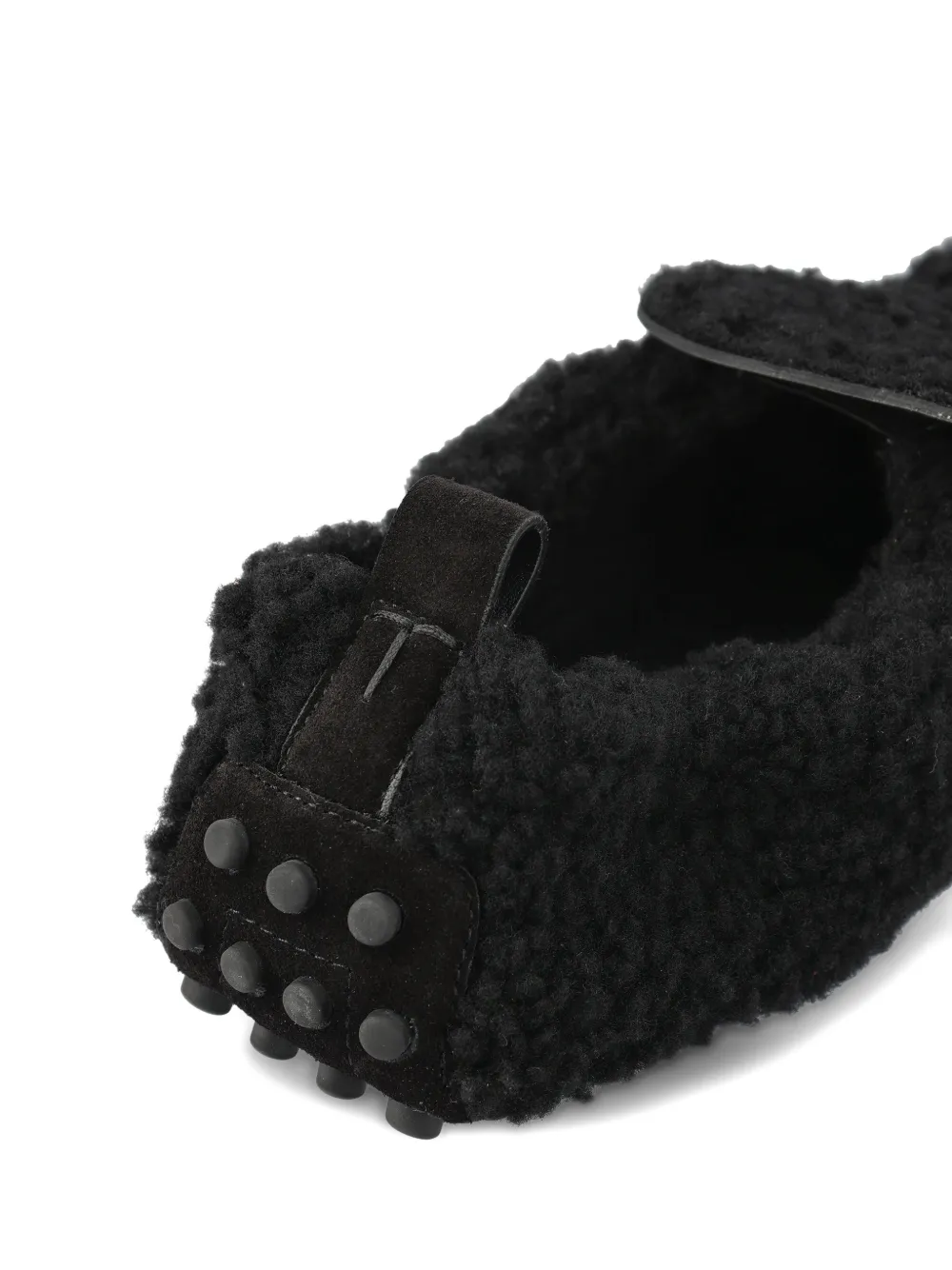 Tod's Lammy loafers Zwart