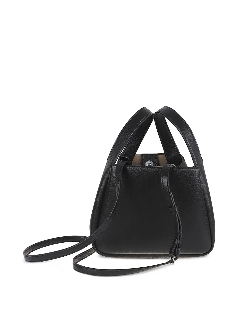 Stella McCartney Crossbodytas met dubbel handvat en logo Zwart