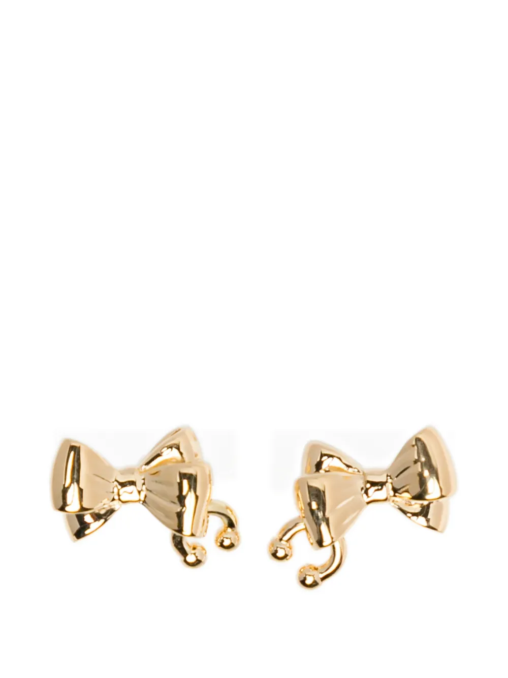 Stolen Girlfriends Club bow pierced earrings - Oro