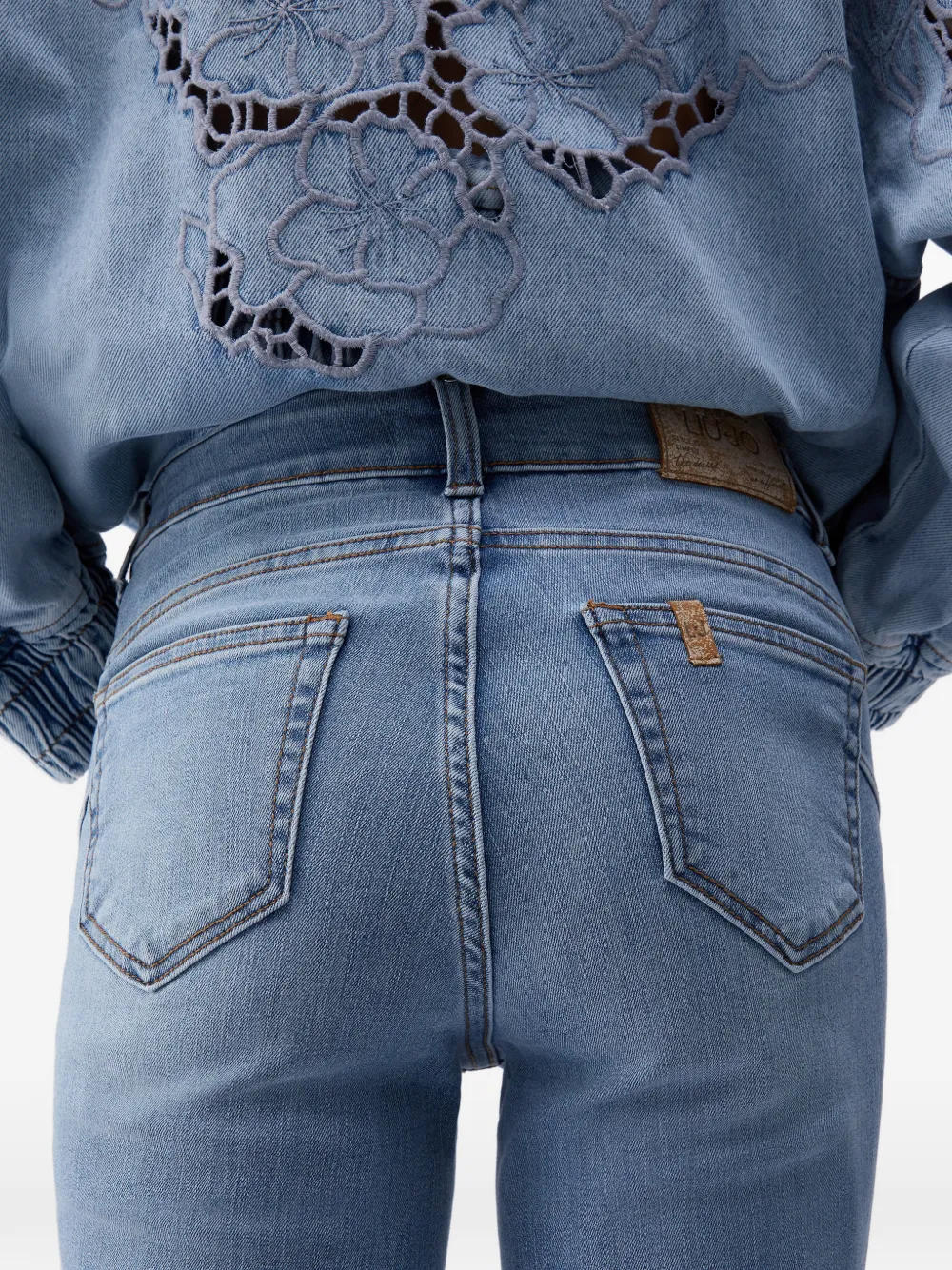 LIU JO High waist jeans Blauw