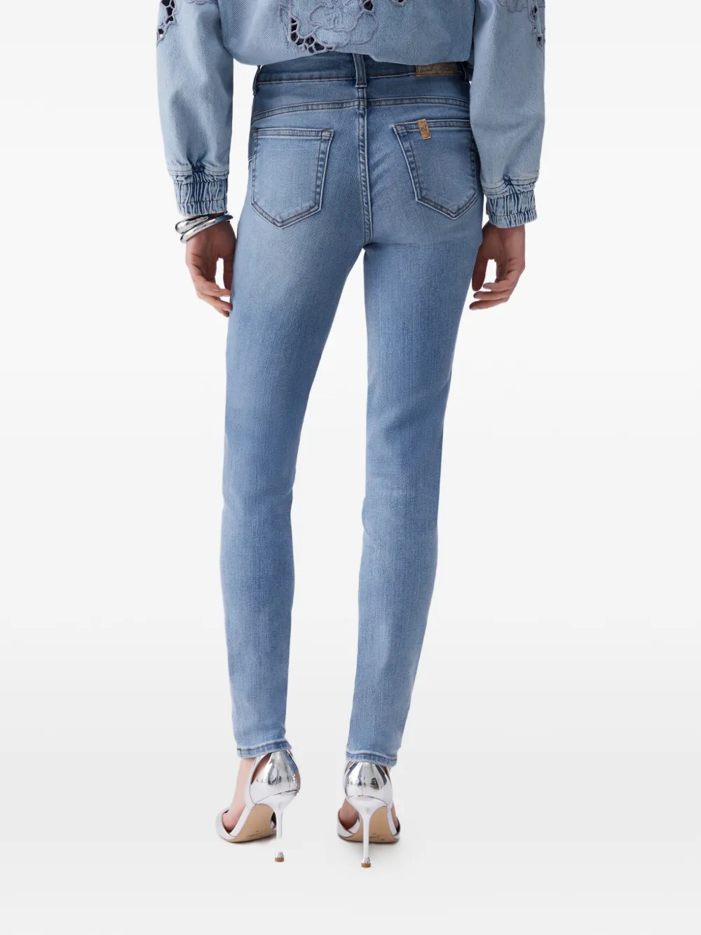 LIU JO High waist jeans Blauw