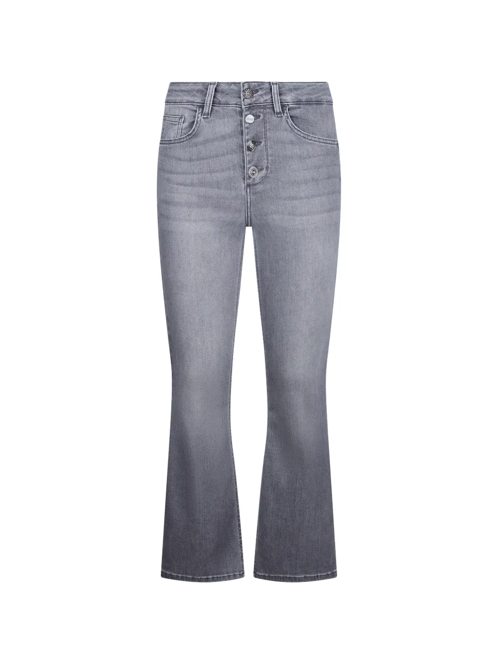 LIU JO high-rise five-pocket jeans - Grigio