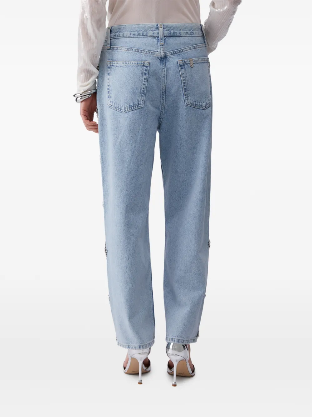 Bejewelled Straight Jeans