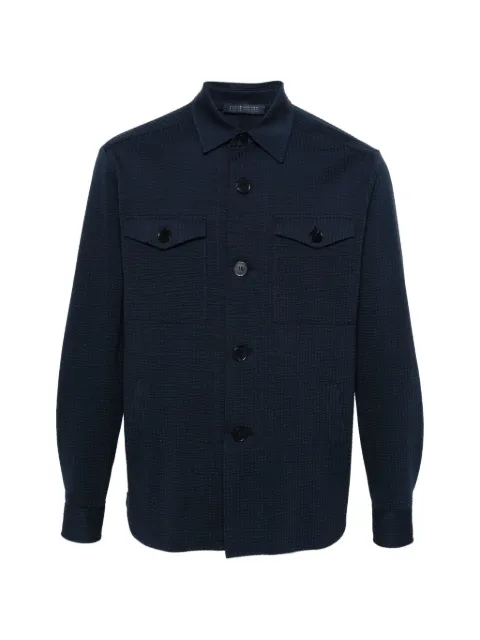 Harris Wharf London buttoned shirt jacket