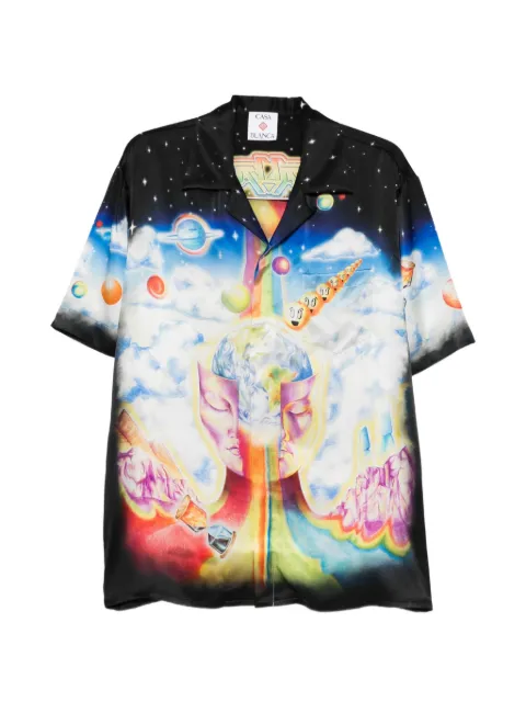 Casablanca chemise imprimée à manches courtes