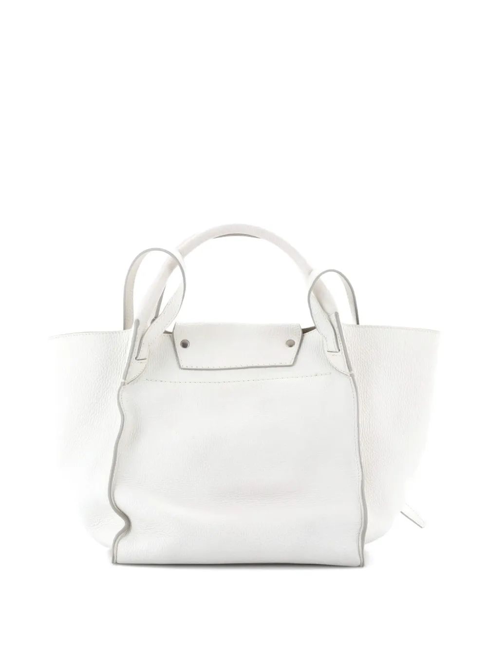Big Bag Grained Calfskin Small Satchel