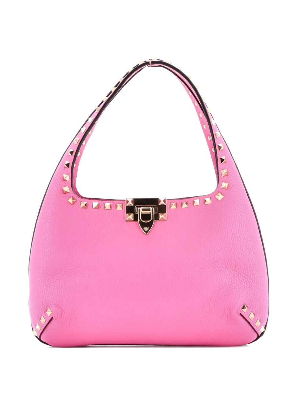 Valentino Garavani Pre-Owned Borsa passepartout Rockstud piccola in pelle - Rosa
