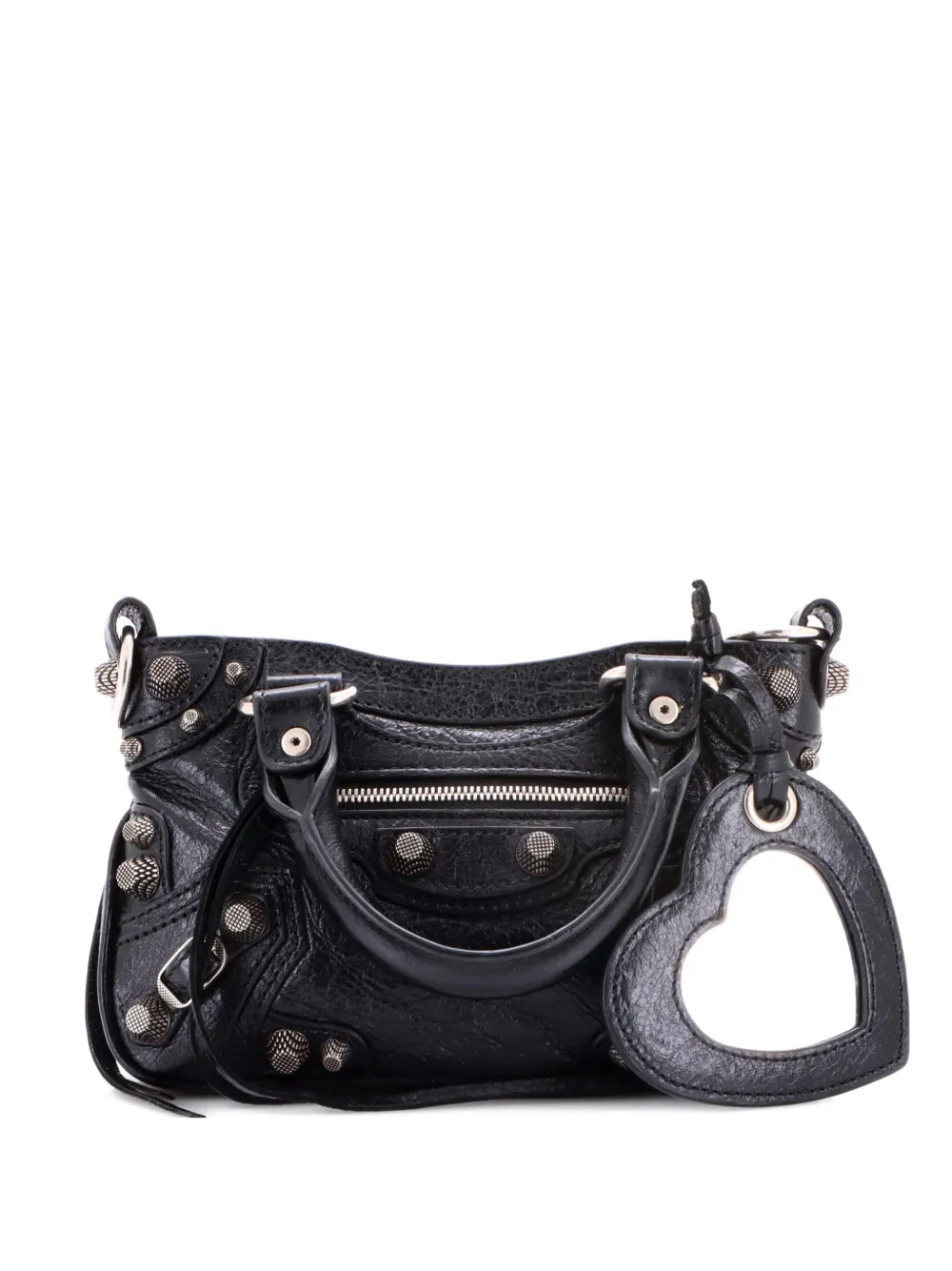 Balenciaga Pre-Owned Neo Cagole Bag Leather Mini crossbody bag - Nero