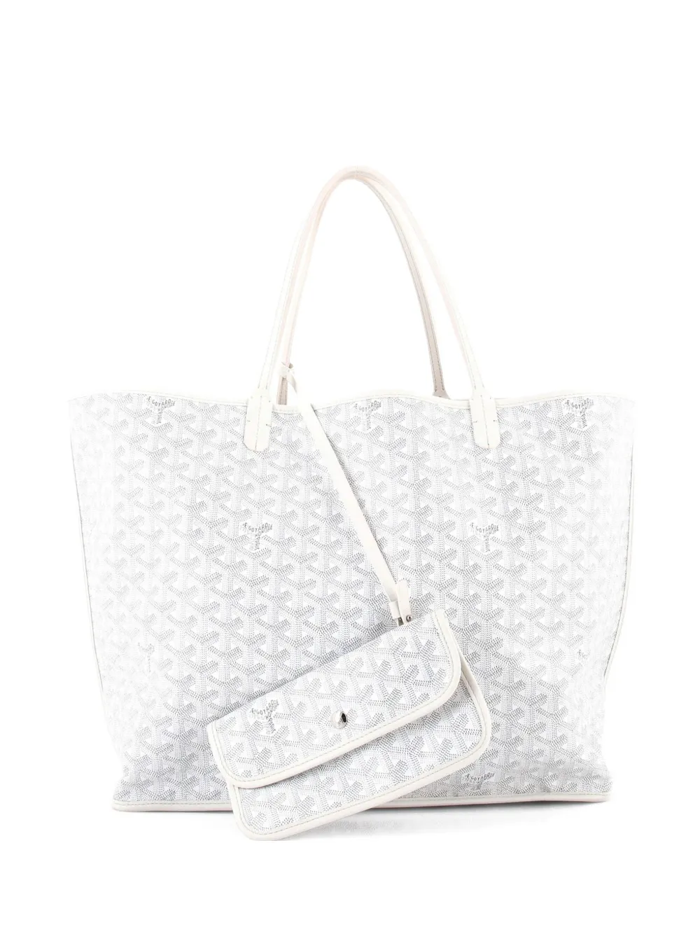Goyard Pre-Owned Anjou Reversible Coated Canvas and Toile Canvas PM tote bag - Bianco