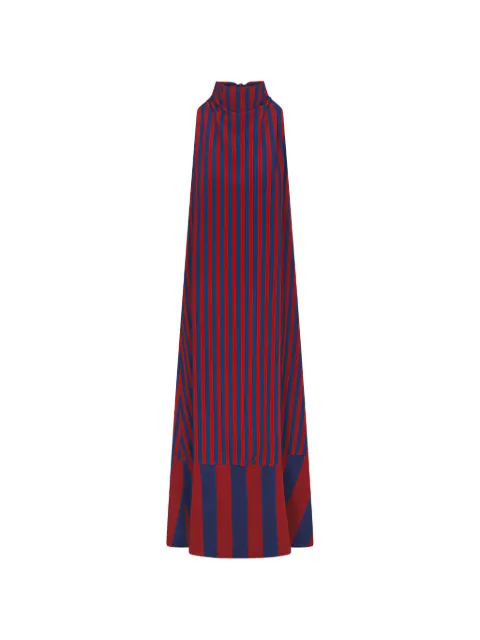 Simon Miller Mona striped crepe maxi dress