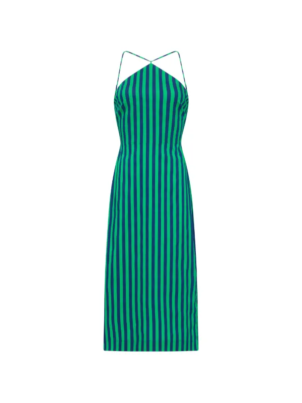 blue knee length dress Poly USA Love of Details White full grain leather belt Size:CHILD 5 making it an excellent