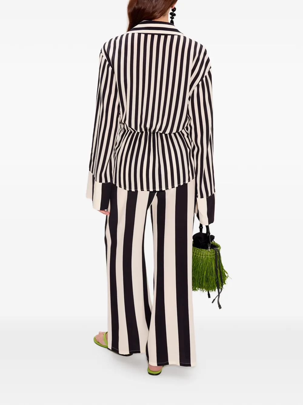  Simon Miller Vietta Striped Blouse - Black 