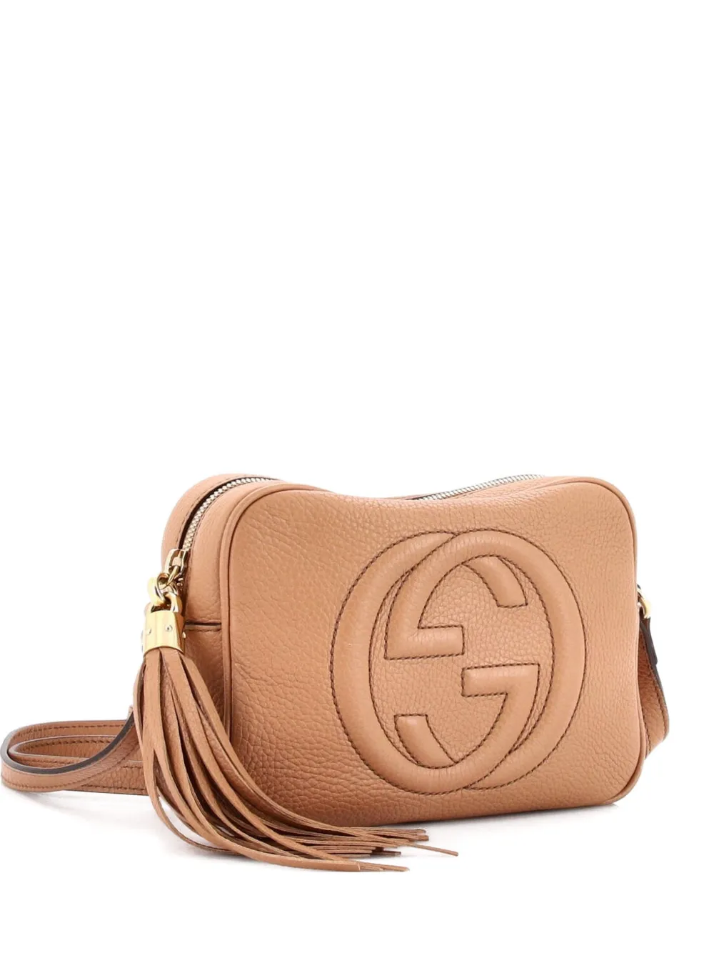 Gucci Pre-Owned Soho Disco Leather Small crossbody bag - Toni neutri