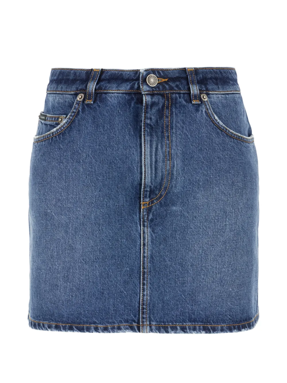Dolce & Gabbana denim pocket skirt - Blu
