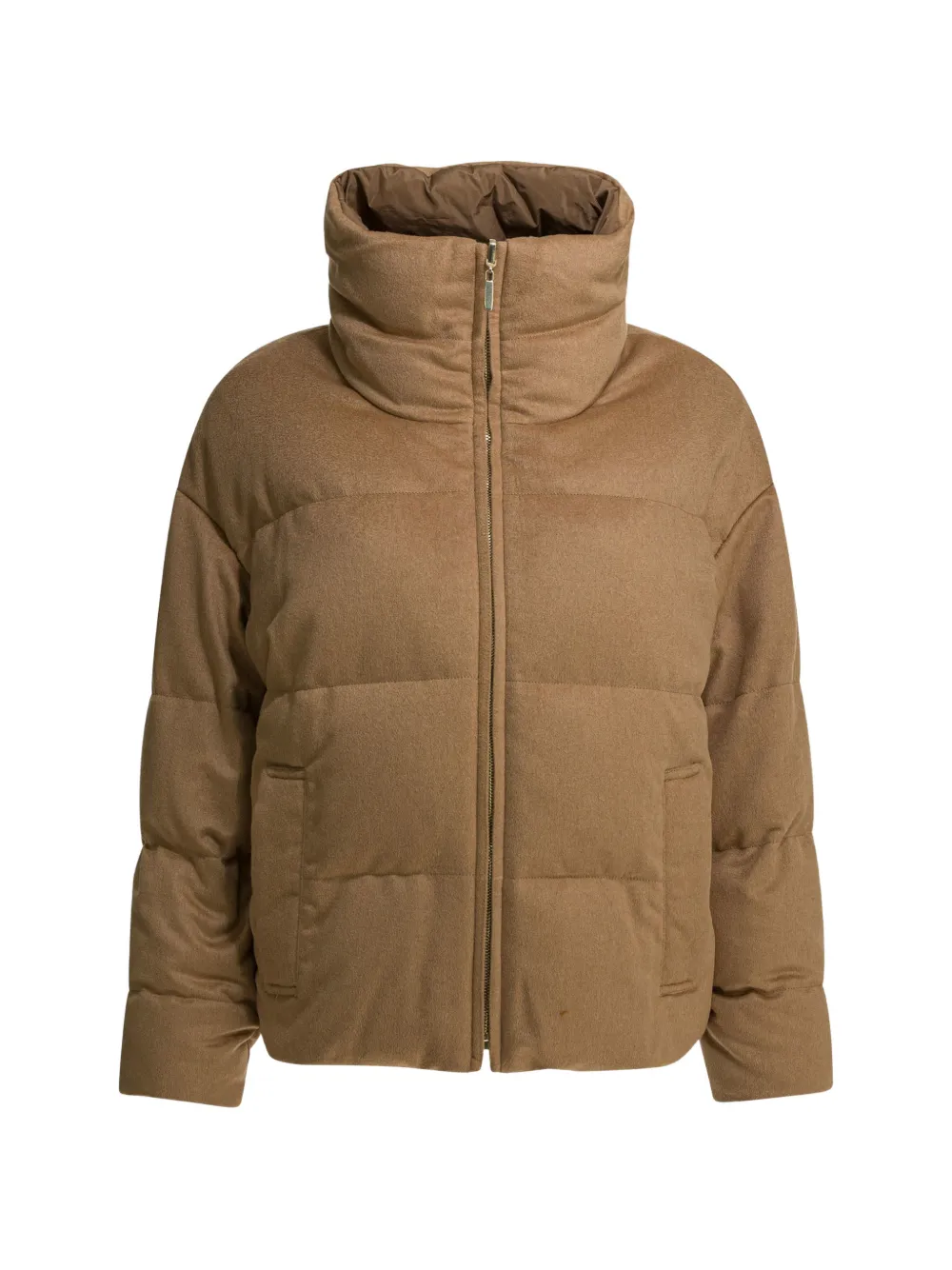 Max Mara Diego reversible puffer jacket - Marrone